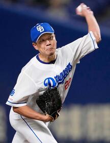 　先発し力投する大野