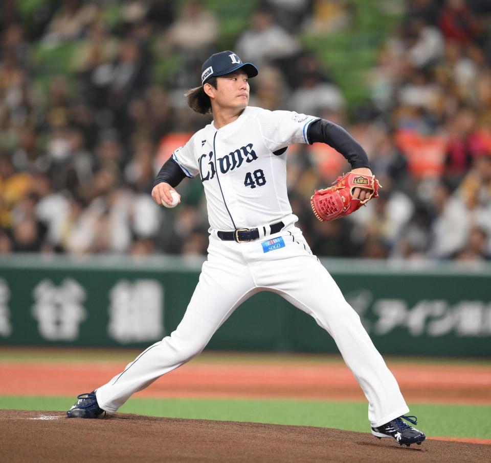 　先発した今井（撮影・堀内翔）