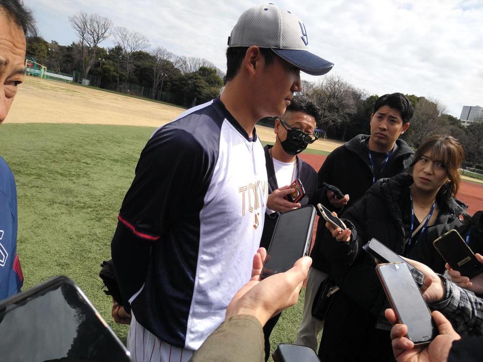 　開幕投手に決まった奥川