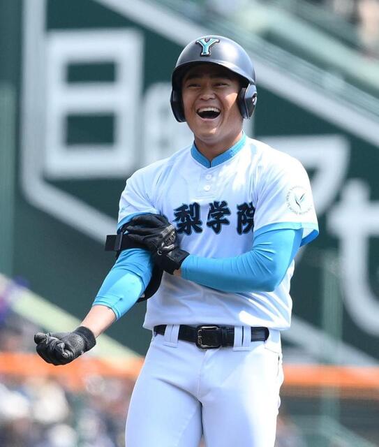 一昨年Vの山梨学院が逆転で快勝 3年連続初戦突破 天理を5－1で撃破