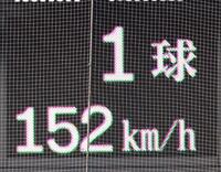 　９回から登板した健大高崎・石垣は１５２キロをマークする（撮影・山口登）