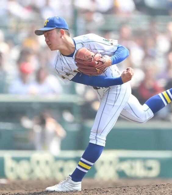 健大高崎・石垣がセンバツ最速155キロ