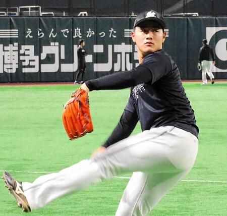 　開幕戦に１番で出場する西川