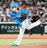 　西武戦に先発した金村（撮影・中島達哉）