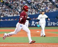 　４回、宗山は二塁ゴロに倒れる（撮影・山口登）