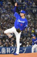 　初の開幕投手を務める高橋宏（撮影・佐藤厚）