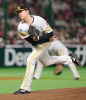 　ロッテ戦に先発した有原