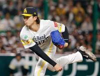 　ロッテ戦に先発した上沢