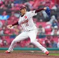 　７回１失点で今季初勝利の岸