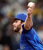 　先発し力投するケイ（撮影・田中太一）