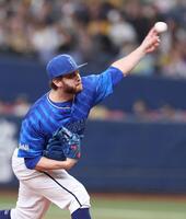 　力投するケイ（撮影・北村雅宏）