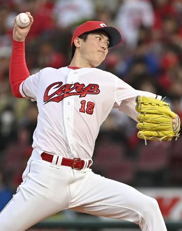 　ＤｅＮＡ戦に先発した広島・森下＝マツダ