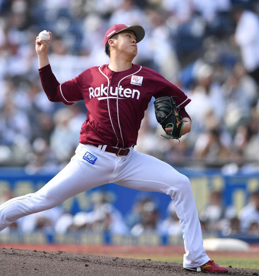 ３回から登板し２イニングを無失点に抑えた松井（撮影・開出牧）