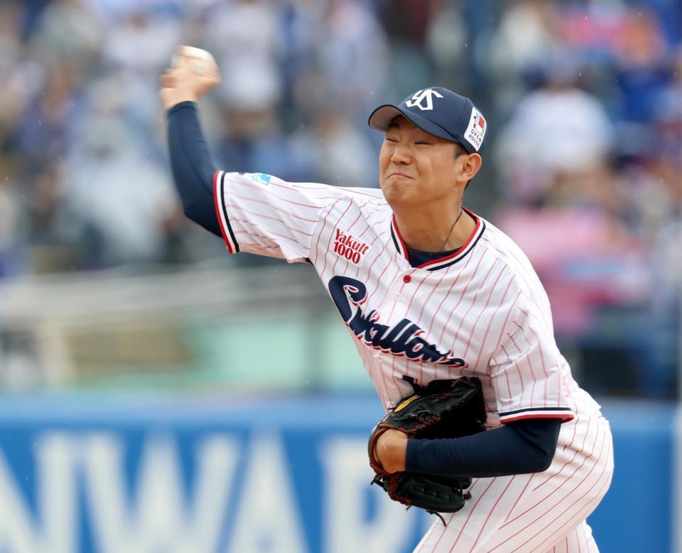 　中日戦に先発した奥川