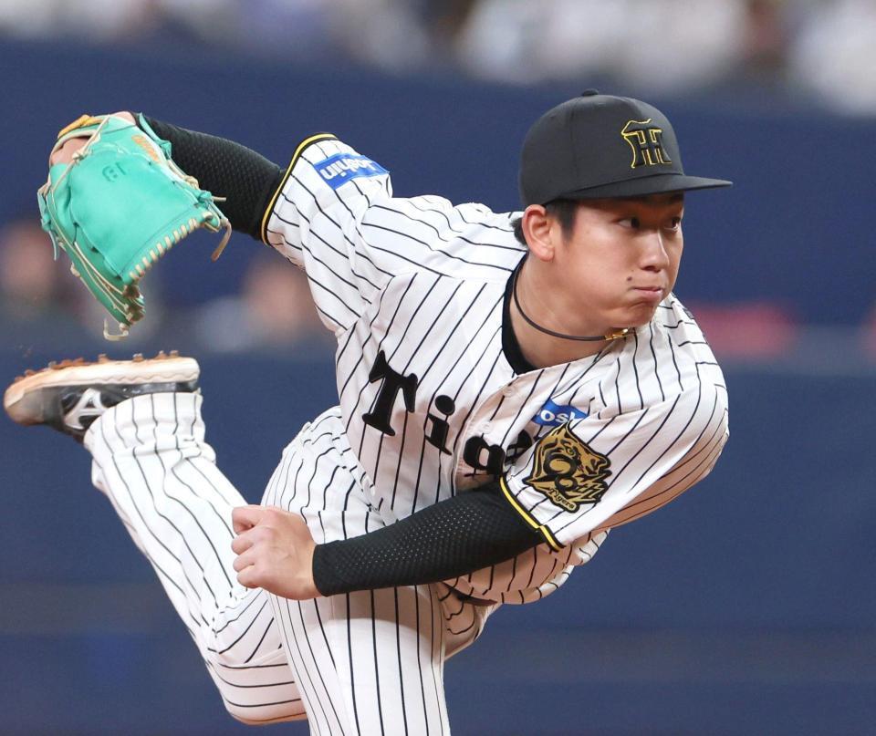 　ＤｅＮＡ戦で力投する伊原＝１日