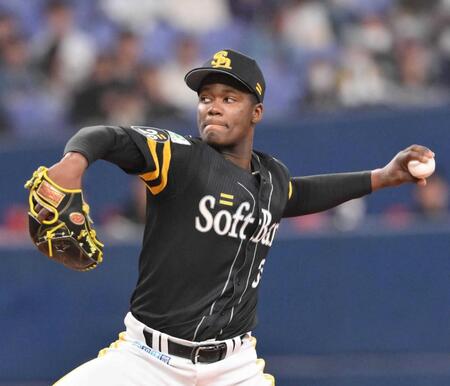 ソフトバンク・モイネロ無傷２勝目　「丁寧に」５回無失点、チーム初連勝導いた