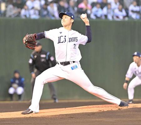 西武が連敗２でストップ　菅井が今季初登板初勝利　６回無失点の好投