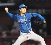 　力投する北山（撮影・金田祐二）