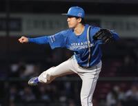 　力投する北山（撮影・金田祐二）