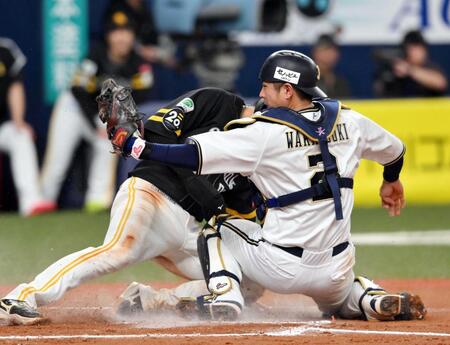 オリックス 執念ドロー 延長十回、ドラ1麦谷の好返球で勝ち越し阻止 岸田監督「助かりました」
