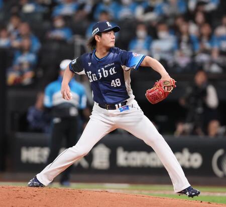 西武・今井　８回３安打無失点も無援　七回２死まで無安打の好投