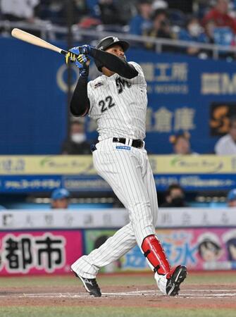 　１回、ポランコが右越えに先制ソロを放つ