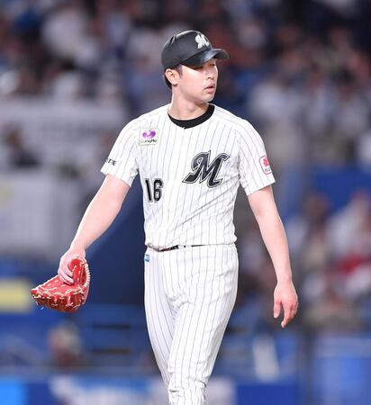 　日本ハム打線に捕まり６回途中で降板した種市（撮影・開出牧）