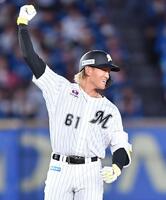 ロッテ 5年目山本大斗がプロ初打点 日本ハム・伊藤から右前適時打