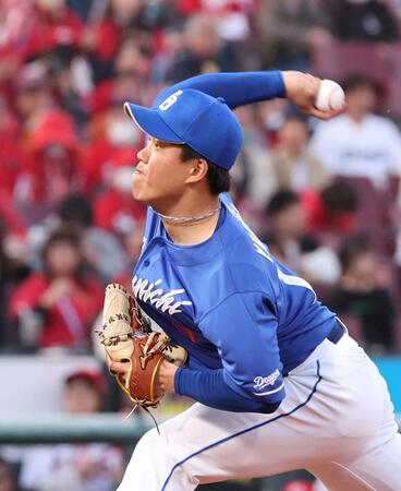 中日・柳　７回４安打無失点で今季初星「やっぱりうれしい」　クイック織り交ぜ打者翻ろう