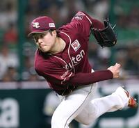 　ソフトバンク戦に先発した滝中