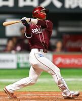 　３回、宗山が右越えにプロ初本塁打となる先制ソロを放つ