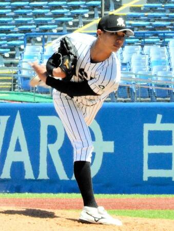 今秋ドラフト候補、亜大・山城　自己最速３キロ更新の１５４キロ　楽天スカウト「上位２４人に入る」複数球団が高評価