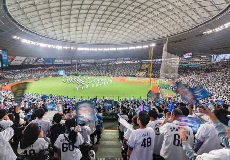 西武本拠地に大規模ミスト　暑さ対策、５度低下期待