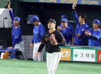 　２回、牧に２点二塁打を許した田中将