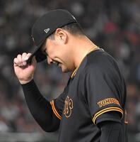 　２回７安打６失点でＫＯされた田中将（撮影・佐藤厚）