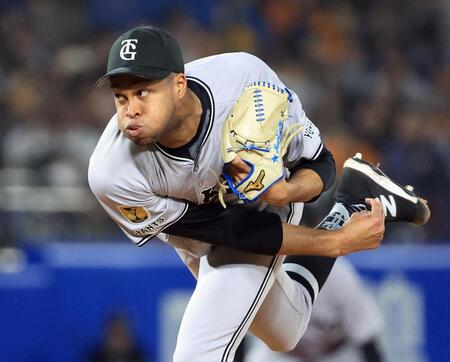 　９回裏に登板したマルティネス