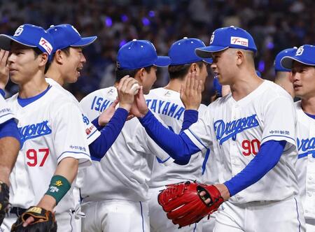 中日　今季初３連勝で５割復帰　井上監督ご満悦「気分が悪いはずがない」