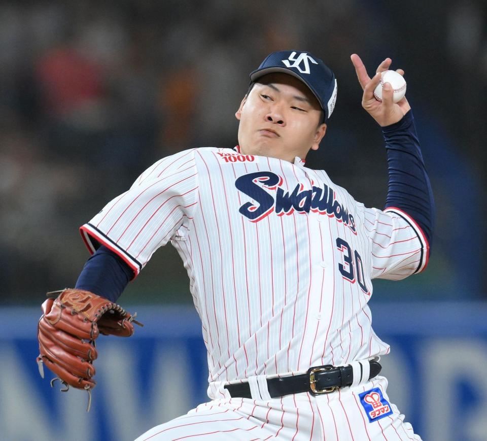 　２番手で登板した荘司（撮影・伊藤笙子）