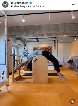 　横川凱インスタグラム（ｋａｉ．ｙｏｋｏｇａｗａ）より