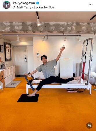 　横川凱インスタグラム（ｋａｉ．ｙｏｋｏｇａｗａ）より