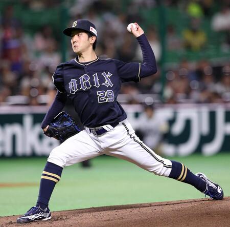 　ソフトバンク戦に先発し力投する田嶋