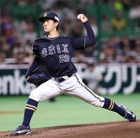 　ソフトバンク戦に先発し力投する田嶋