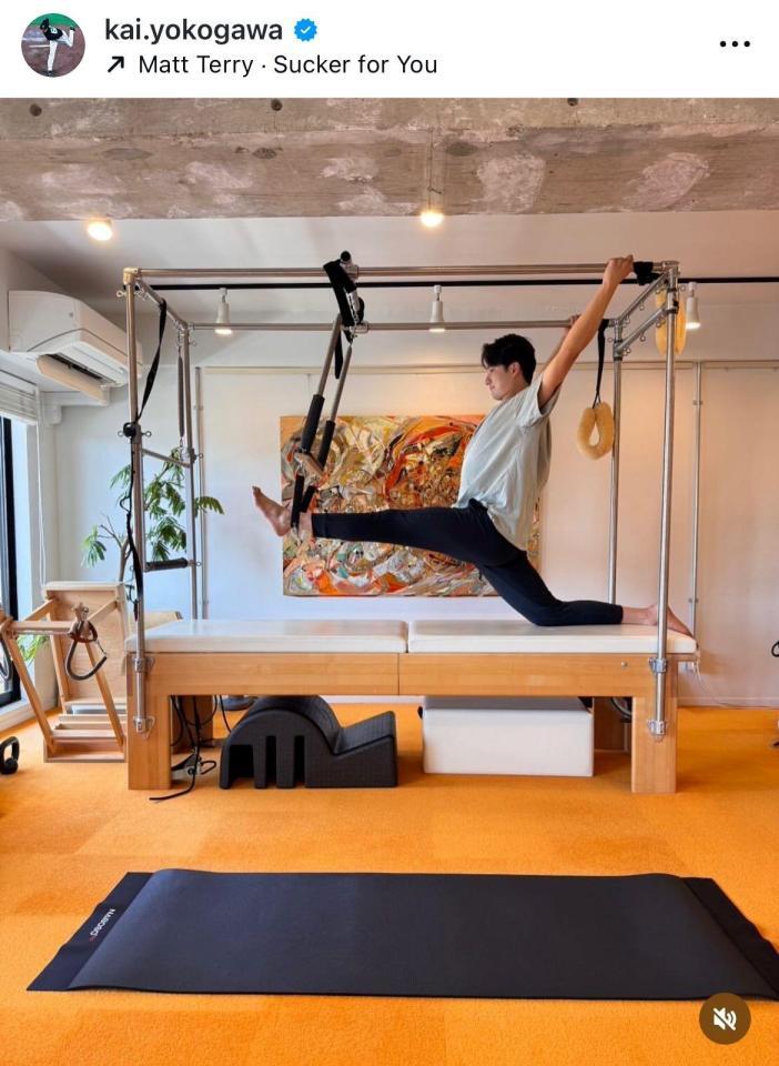 　横川凱インスタグラム（ｋａｉ．ｙｏｋｏｇａｗａ）より