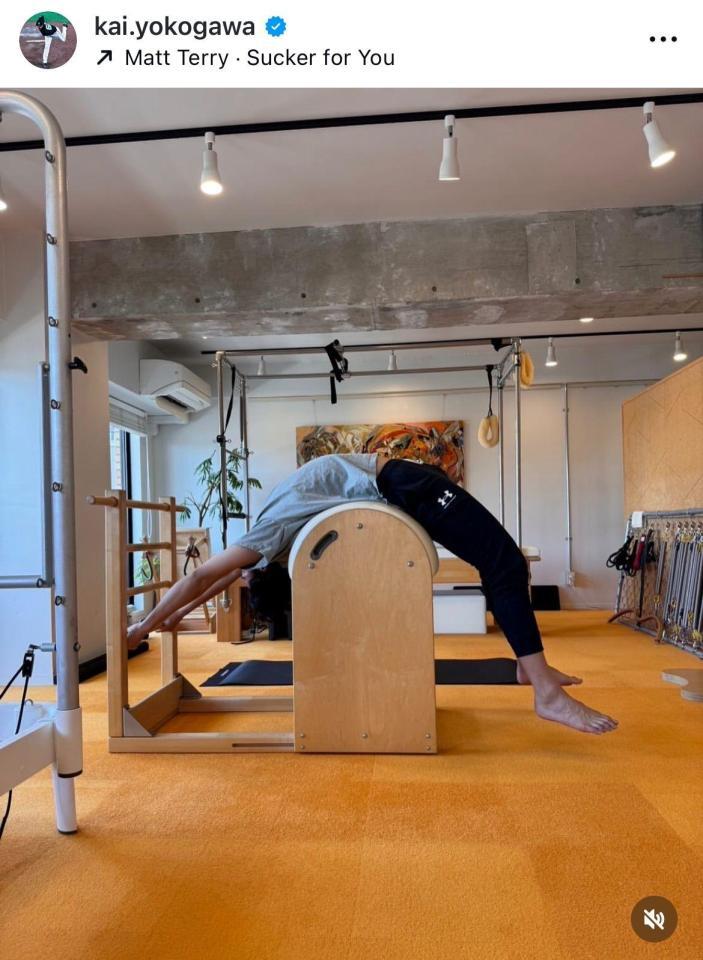　横川凱インスタグラム（ｋａｉ．ｙｏｋｏｇａｗａ）より
