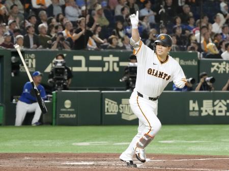 巨２-０中（２３日）　大城卓が決勝２ラン