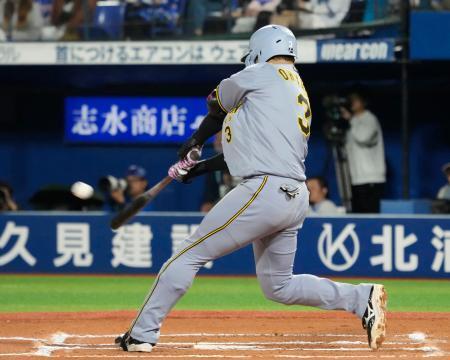 Ｄ２-３神（２３日）　延長で大山が勝ち越し弾