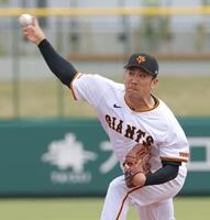 　先発する田中将（撮影・西岡正）