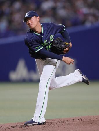 　中日戦に先発した奥川