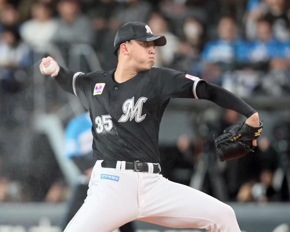 　日本ハム戦に先発する田中晴（撮影・中島達哉）