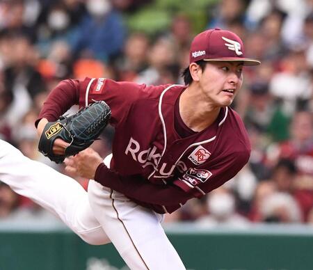 　力投する古謝（撮影・園田高夫）